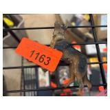 Hand-Painted German Shepherd Figurine Marked Germa