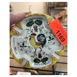 Hand-Painted Japanese Ceramic Ashtray