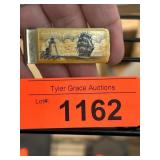 Brass Money Clip with Nautical Design