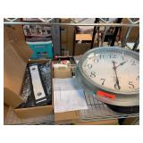 Industrial Wall Clock And Fixwal PVC Over-Door Kit