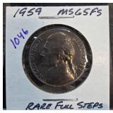 1959 Jefferson Nickel MS65FS