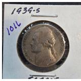 1939-S Jefferson Nickel in Coin Holder