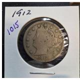 1912 Liberty Head Nickel in Holder