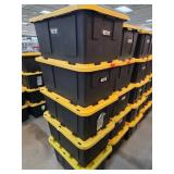 Five Greenmade 27-Gallon Storage Boxes