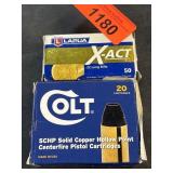 Lapua X-ACT and Colt SCHP Ammunition