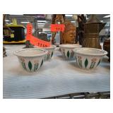 Four Floral Porcelain Bowls