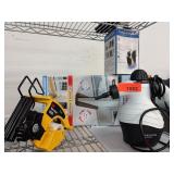 Household Items with Steamer and Tools