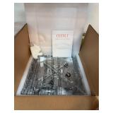 Modern Square Crystal Flush Mount Chandelier