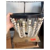 Doraimi Lighting Wooden Beaded Light Fixture