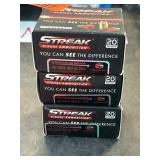 Streak Visual Ammunition, 40 S&W, 180 Gr TMC, 60 R