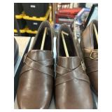 Womens Cloudwalkers Brown Loafers, Size 9.5W