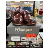 Stacy Adams Leather Monk-Strap Shoes