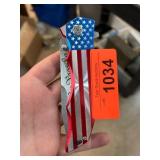 MTech Folding Knife with Patriotic Design