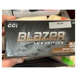CCI Blazer Brass Case Ammunition, 50 Count