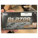 CCI Blazer Brass 50 Rounds Centerfire Cartridges
