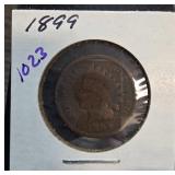 1899 Indian Head One Cent Coin