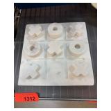 Marble Tic-Tac-Toe Game Set