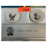 Baby Keepsake Set with Certificate Holder