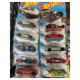 10 Hot Wheels Die-Cast Cars