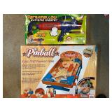 Toy Pinball Game and Marshmallow Blaster Set