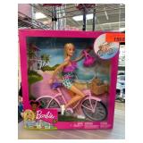 Barbie Doll with Bicycle and Accessories Set