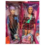 Barbie and Ken Plaid Outfit Doll Set