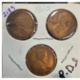 1920 Lincoln Wheat Pennies PDS Set