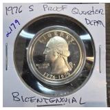 1976-S Bicentennial Proof Quarter DCAM