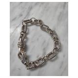 Sterling Silver Chain Bracelet, 27.7g