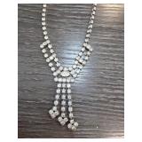 Elegant Rhinestone Statement Necklace