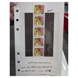 US Plate Coil Strip of 5 Stamps