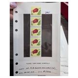 US 29 Cent Tulip Stamp Coil Strip of 5