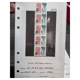 US Plate Number Coil Strips, Mint NH