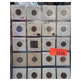 Pennies in Coin Holders