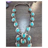 Native American Squash Blossom Necklace