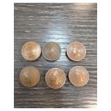Indian Head Cent Coin Buttons