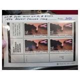 1996 US Breast Cancer Issue Plate Block