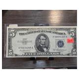 1953B Five-Dollar Silver Certificate Note