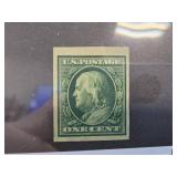 1908 US #343 Franklin 1 Cent Stamp