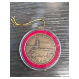 USS Midway Commemorative Medal with Display Case