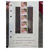 US Pheasant Coil Stamp Strip of 5