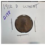 1912-D Lincoln Wheat Cent in Holder