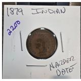 1879 Indian Head Cent Coin
