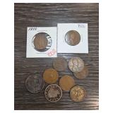 Coins from Various Years