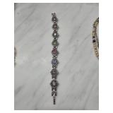Bracelet with Multicolored Gemstones