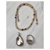 Carolyn Pollack Sterling Silver Jewelry Set