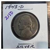 1943-D Jefferson Nickel Labeled as Silver