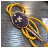 Shriner-Themed Bolo Tie with Decorative Emblem