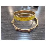 J.Crew Bangles With Metallic Details