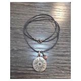 Sterling Silver Pendant on Cord Necklace